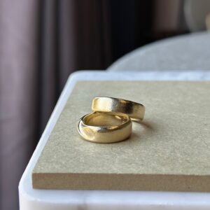 håndlavede ringe - eget guld